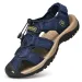 2023 Echtes Leder Männer Sandalen Sommer Outdoor Sport Männer Sandalen Hausschuhe Nicht Slip Strand Schuhe Casual Männer Alias hombre_vogvips.com