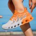 ELUVA Running Shoes For Men Lightweight Knitted Mesh Breathable Non Slip Flat Shoes Outdoor Basketball Tennis Walking Sneakers_vogvips.com