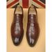 Euro Step New Business Formal Breathable Casual Leather Men Brogue Carved Pointed Toe Gentleman White-collar Office Shoes_vogvips.com