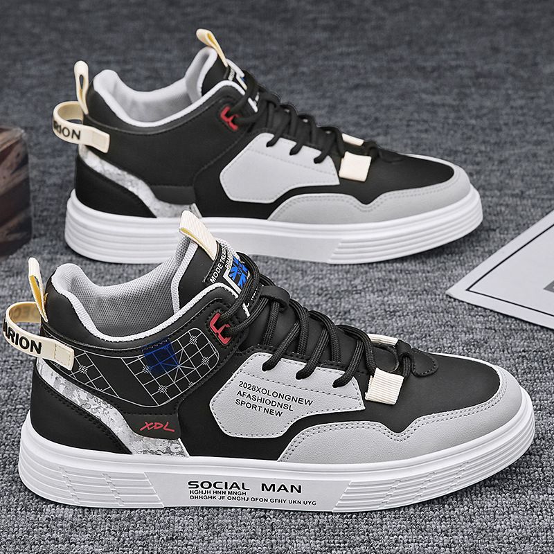 Canvas High Top 2024 New Spring Sports Casual White Student Men's All-match Shoes_vogvips.com
