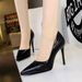 3255-3 Wind Super Waterproof Platform Shallow Mouth Pointed Sexy Nightclub High Heel Women's Single Shoes_vogvips.com