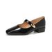 French Light Mouth Mary Jane Single Shoes Women's Thick Heel Medium Heel Ladyshoes Not Tired Feet Work Women's Shoes_vogvips.com