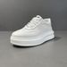 Autumn Genuine Leather White Trend Versatile Thick Soled Sports Board Men's Casual Trendy Shoes_vogvips.com
