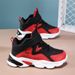 Boys' Sneakers New Leather Top Waterproof Big Boys' Basketball Shoes_vogvips.com