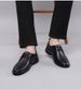 Men's Round Head Leather Shoes Formal Leather Shoes Casual Men's Lazy Single Shoes_vogvips.com
