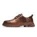 European Warm Series Autumn Winter New Low-top Martin Boot Thick-oled Height-increaing Britih Style Buine Veratile Fahion Men'_vogvips.com