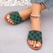 European And American Plus-size Women's Slippers 2024 Summer New Leopard Print Flat Round-toe Beach Sandals_vogvips.com