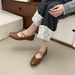 2025 Spring New Soft Sole Ballet Socialite Style Fashion Versatile Square Toe Flat Cross Elastic Band Single Shoes_vogvips.com