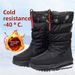 New Northeast Thickened Women's Warm Mid-Calf Winter Snow Boots Non-Slip Casual Cotton Shoes_vogvips.com