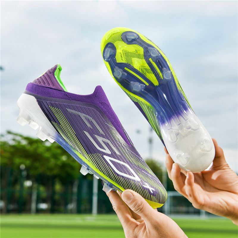 Soccer Shoes Soccer Cleats Football Boots Trainingshoes Youthsoccerboots Seamless Fly-Knit Children's For Boys, Low-Top Youth Long-Studded And Short-S_vogvips.com