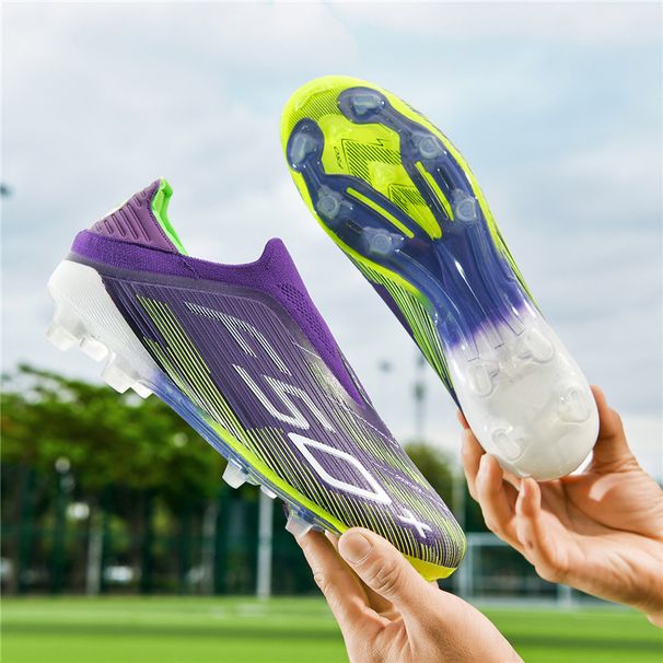Soccer Shoes Soccer Cleats Football Boots Trainingshoes Youthsoccerboots Seamless Fly-Knit Children's For Boys, Low-Top Youth Long-Studded And Short-S_vogvips.com