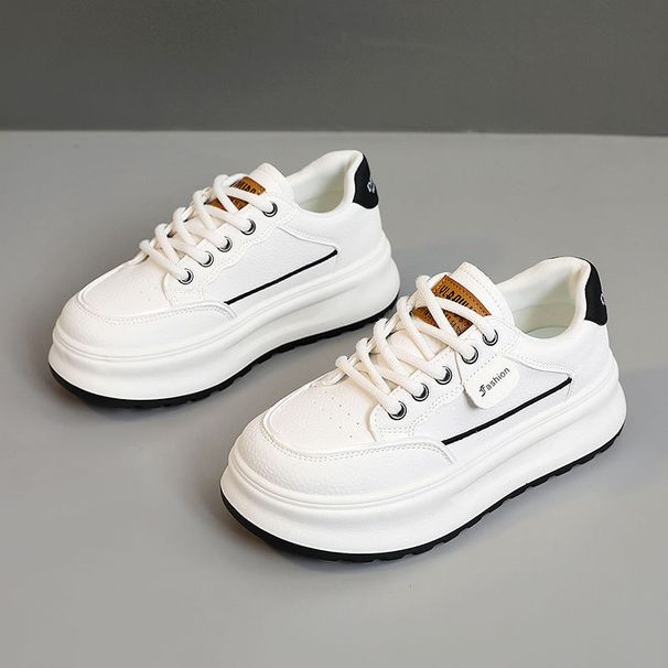 XYY258 New 2024 Autumn Travel Shoes Heightened White Shoes Breathable Versatile Thick Bottom Wear Resistant Dad Shoes_vogvips.com