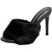 Top Version 2025 New Mink Fur Fashionable Heels For Women, Thin Open Toe Sexy High Heel Mules_vogvips.com