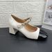 Autumn 2025 New High Heels Versatile Mary Jane Style Color Blocked Light Mouth Women's Single Shoes_vogvips.com