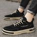 New For Men Comfortable Flat Casual Outdoor Wild Men's Sneakers High End Fashion One Pedal Dress Shoes Male_vogvips.com