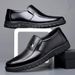 European Warm Series Leather Autumn Winter Fashion Versatile Business Casual Men's Soft Sole Middle-aged Elderly Dad Shoes_vogvips.com