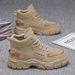 Men's Shoes High-top Martin Boots Men's Platform Tooling Shoes Casual Short Boots Labor Insurance Shoes Men_vogvips.com