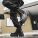 Heightening Cigarette Leather Boots Sleeping Locomotive Boots Skinny Chelsea Boots_vogvips.com