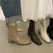 2025 High Heels, Ankle Boots, French Ankle Boots, Autumn New Style, Slim Boots, Women's Boots_vogvips.com
