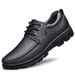 European Warm Series Autumn Winter Hollow Business Casual Single Soft Sole Leather Men's Fleece Lined Cotton Shoes Spring New Small Size_vogvips.com