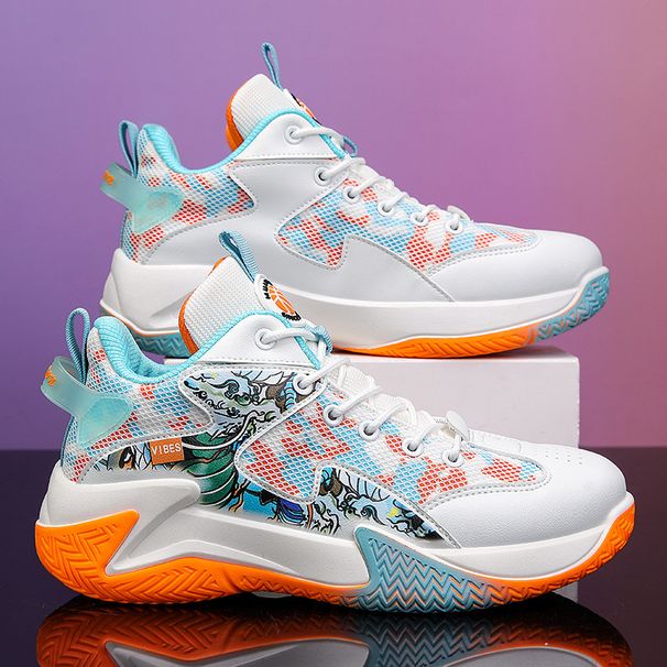 Basketball 2025 New Summer Mesh Breathable Practical Sneakers Shock Absorption Anti-Slip Wear-Resistant Casual Sports Shoes For Men_vogvips.com