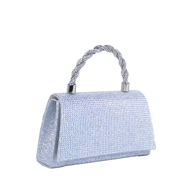 Women's Heel High Sandals Bag Set Heels High End Rhinestone Round Handbag_vogvips.com