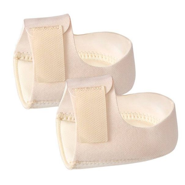 Women's & Men's Heel Protector Socks - Breathable & Comfortable Foot Cushion For All Seasons, Anti-Slip Design With Adjustable Straps (Black, Beige)_vogvips.com