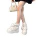 Original Cute Lolita Snow For Women 2025 New Winter Fleece Lined Thickened Warm Short Boots Thick Sole Cotton Shoes_vogvips.com