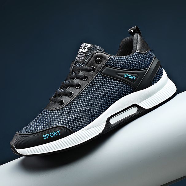 Height-up Summer Height-up Lace-up Casual Sports Breathable Mesh For Men 6cm Men's Shoes Large Size_vogvips.com