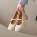 Soft-wind Casual Women's Shoes - Soft Leather, Thick Heel, Low Cut, Versatile For Daily Wear, Fashionable Small Leather Shoes_vogvips.com