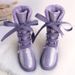 High Tube Sheepskin Snow For Women, Fleece-Lined And Thickened Cotton Shoes, 2025 New Winter Women's Leather Waterproof_vogvips.com