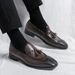 Men's Shoes Luxury Tassel Leather Shoes Formal Shoes For Men Oxfords Male Wedding Party Office Business Slip-On Driving Shoes_vogvips.com