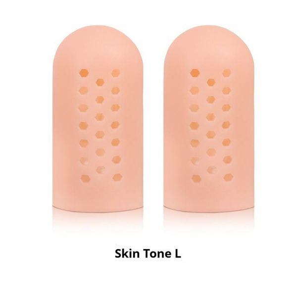 Breathable SEBS Gel Toe Caps – Anti-Blister & Anti-Friction Protection For Dance, Sports & Daily Wear (Skin/White, S/L Sizes)_vogvips.com