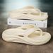 Men's Orthopedic Fashion Couples Beach Flip Flop Summer Outdoor Soft Sandals With Arch Support Bathroom Slides_vogvips.com