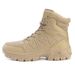 Outdoor High-top Boots Men Lace-up Breathable Anti-slip Breathable Combat Boots Men Shock-absorbing Casual Ankle Boots Men_vogvips.com