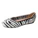 Women's Loafers Breathable Knit Fabric Square Toe Slip-On Comfort Shoes With Leopard Print & Retro Style For Casual Leopard Print Retro Grandma Shoes_vogvips.com