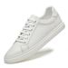 Little White Shoes Men's Head Layer Low-top Lace-up Casual Board Shoes Sports Men's Shoes_vogvips.com