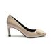 Elegant Elephant Gray High-heeled Shoes With A Stiletto French Style, Toe, Shallow Cut, Suitable Commuting, Chunky Heel,_vogvips.com