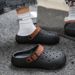 Baotou Men's Summer Thick Soled Sandals Non-Slip Beach Shoes Hollow out Driving Comfort plus Size Unique Design_vogvips.com