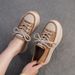 Jiezhou 2025 Autumn/Winter New Platform Heel Lightweight Caual Lace-Up Fahion Single Nubuck Leather Retro Women'_vogvips.com