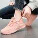 Women's Shoes Casual Shoes Sports Shoes Flying Woven Single Shoes Breathable Running Shoes Mesh Shoes_vogvips.com