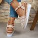 Women Summer New Canvas Wedge Casual Espadrilles Fashion Elegant Platform Woman Sandals_vogvips.com