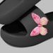 Tikp Women's Eva Butterfly Flat Soft And Fashionable Multiple Color Matching Casual Home Slippers_vogvips.com
