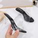 Korean Style New Fresh Girl High Heels Sexy Crystal Daily Streetwear Internet Celebrity Sandals Huidong Women's Shoes_vogvips.com