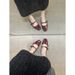 First Encounter Season Gentle Bow Red Evening Women's Single Shoes 2026 New Model To Match Skirts Fairy Style Patent_vogvips.com