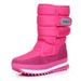 Winter Thickened Fleece-Lined Warm Comfortable Fashion Mid-Calf Snow Lightweight Cotton Boots Women's Shoes_vogvips.com