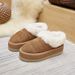 Winter New Korean Version Plush Short Tube Slip-On Student Loafers Cotton Women's Shoes With Fleece For Warmth And_vogvips.com