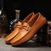 Men's Genuine Leather Driving Loafers - British Style Soft Slip-On Shoes For Casual Comfort (Black, Light Brown, Red Brown) - Sizes 38-47_vogvips.com