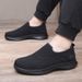 Men's Slip-On Casual Shoes - Lightweight, Breathable & Comfortable For Everyday Wear (Black, Grey, Coffee)_vogvips.com
