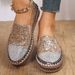 WalkPrime Cro Border Foreign Trade Plu Size Caual Spring New Loafer Thick Bottom Flat Rhinetone Fahion Women_vogvips.com